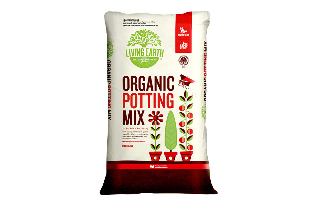 certified organic potting mix Living Earth Certified Organic Potting Mix